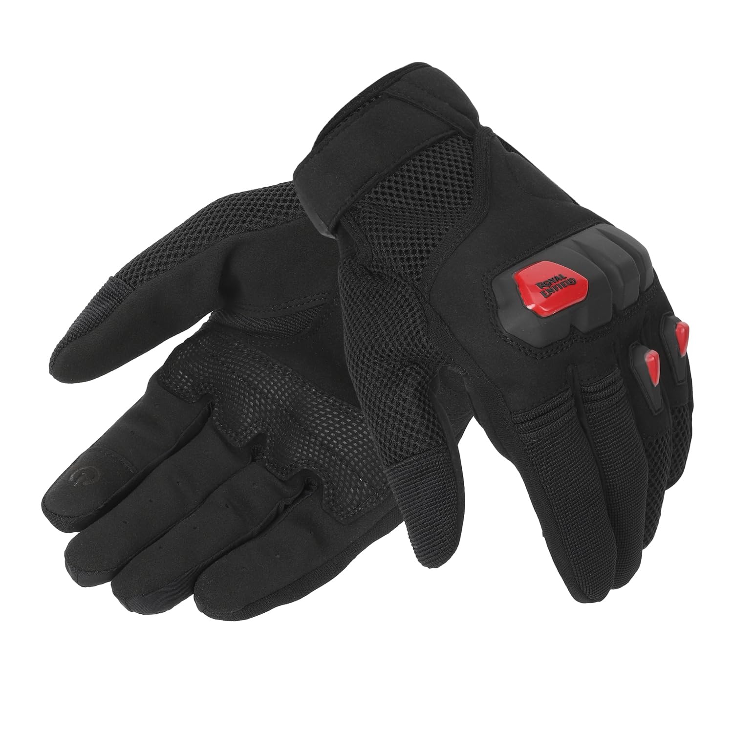 Royal Enfield Rambler V3 Riding Gloves |TPR Knuckle Protectors for Protection Against impacts and Ab