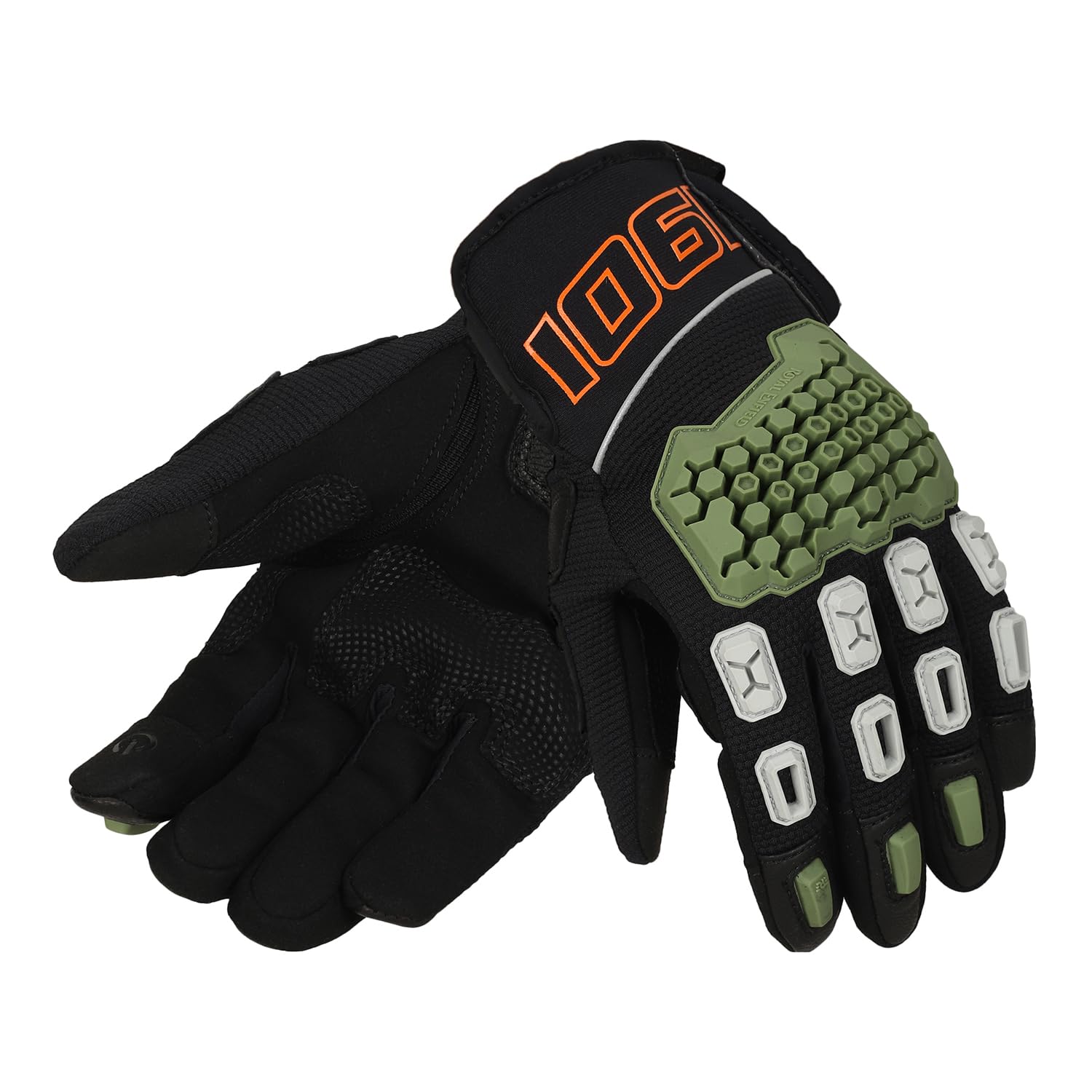 ROYAL ENFIELD MX PRO GLOVES Polyester & Genuine leather & Microsuede construction | TPR protectors: 